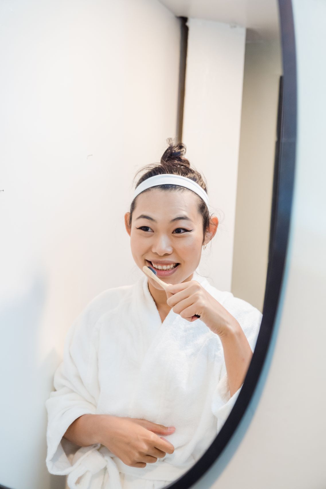 Patient with healthy smile